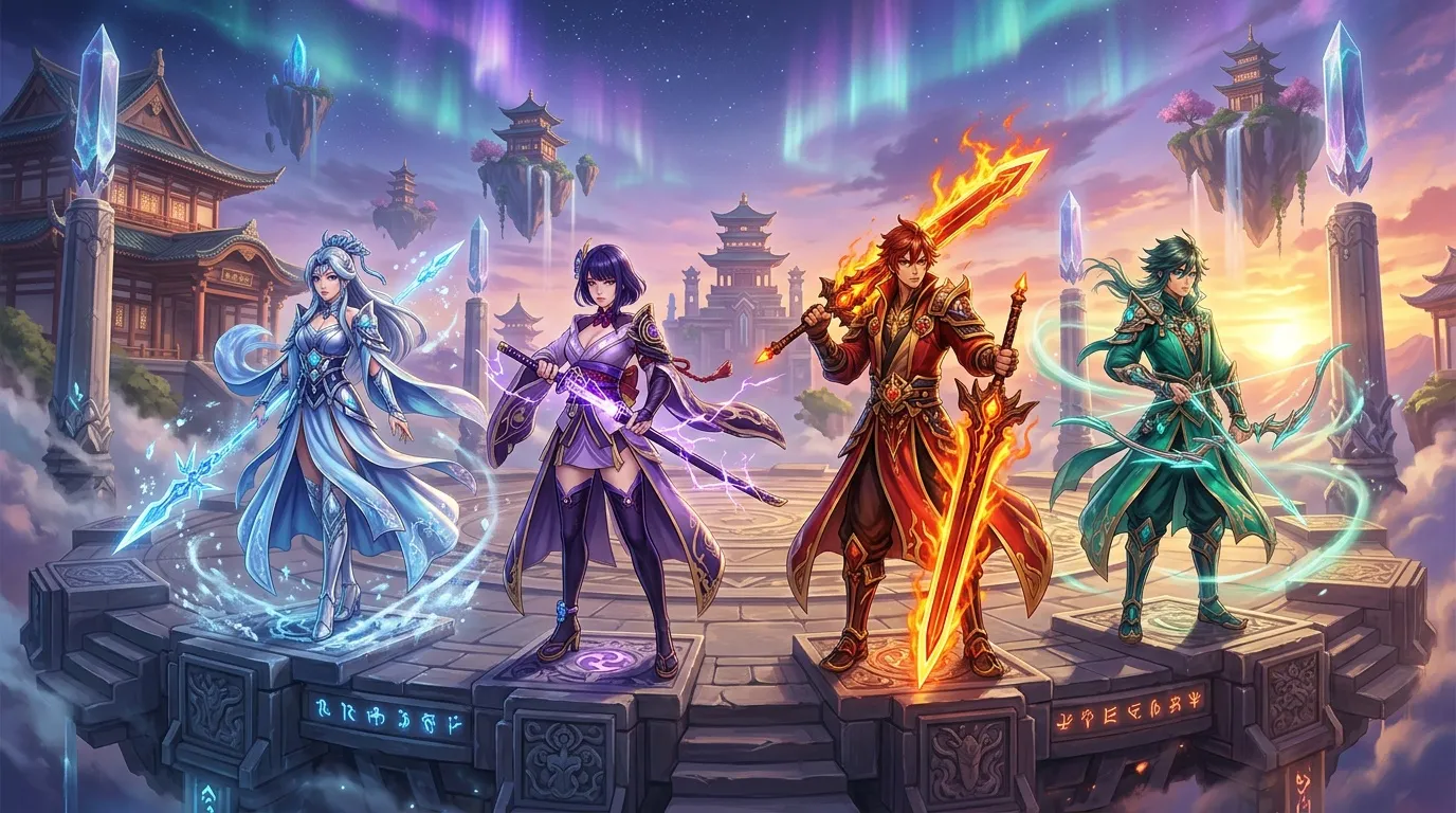 Tier list Genshin : personnages S et A optimisés