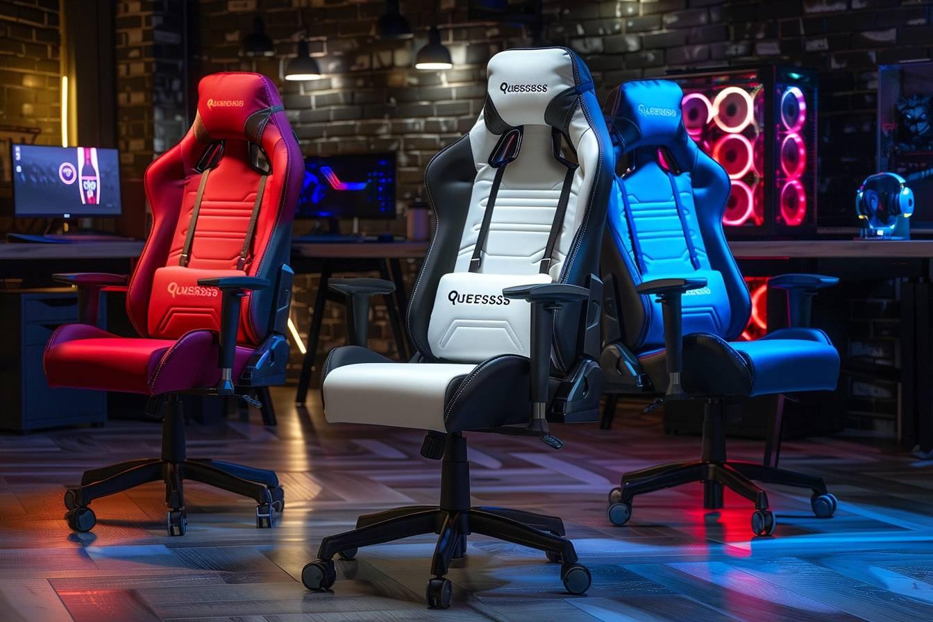 Chaise gaming Quersus : confort ultime et design ergonomique pour des sessions de jeu optimales